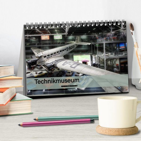 Produktbild: Technikmuseum Speyer & Sinsheim (Tischkalender 2026 DIN A5 quer), CALVENDO Monatskalender