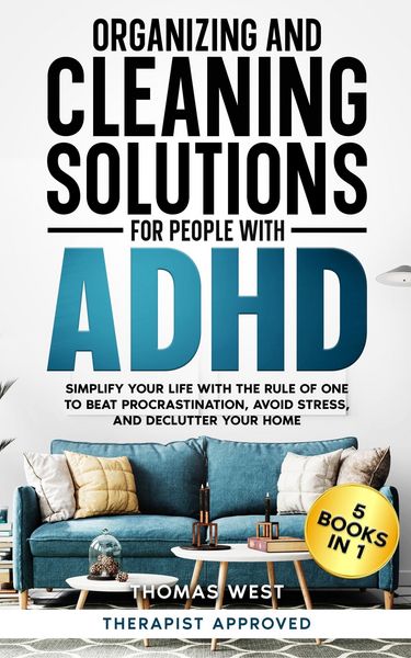 Produktbild: Organizing and Cleaning Solutions for People with ADHD (5 Books in 1)