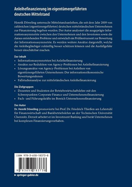Produktbild: Anleihefinanzierung im eigent&uuml;mergef&uuml;hrten deutschen Mittelstand