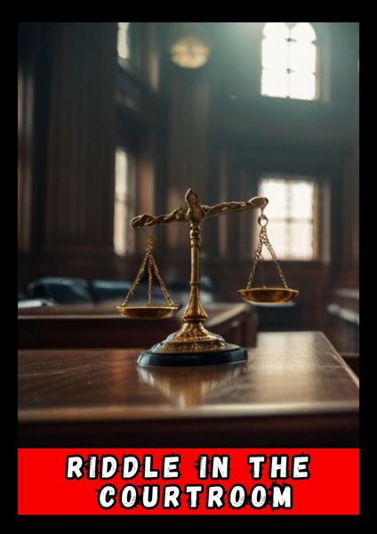 Produktbild: Riddle in the courtroom (contos, #1)
