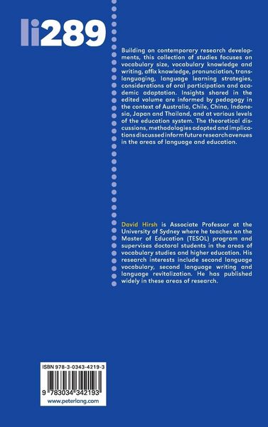 Produktbild: Research Perspectives in Language and Education