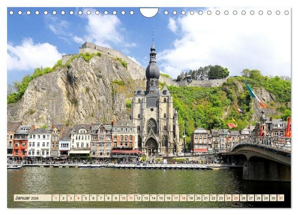 Produktbild: Sch&ouml;nste St&auml;dte in Belgien (Wandkalender 2026 DIN A4 quer), CALVENDO Monatskalender