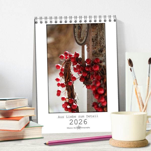 Produktbild: Aus Liebe zum Detail (Tischkalender 2026 DIN A5 hoch), CALVENDO Monatskalender