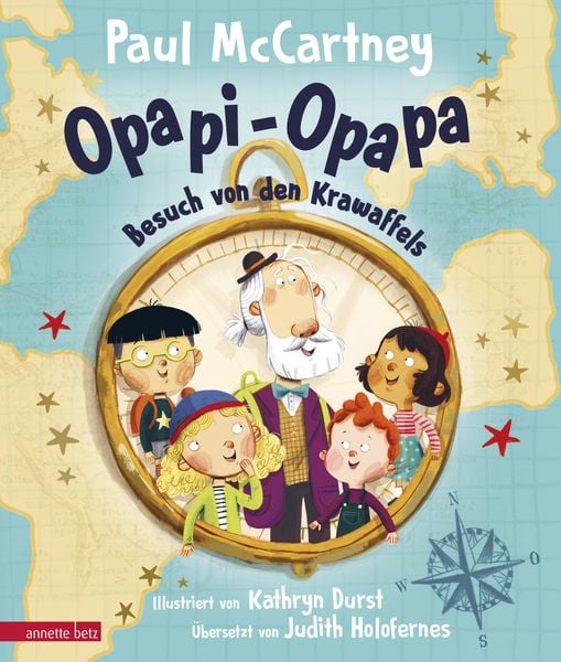 Opapi-Opapa - Besuch von den Krawaffels (Opapi-Opapa, Bd. 1), Gebundene Ausgabe von Paul McCartney, Annette Betz im Ueberreuter Verlag, 9783219118216