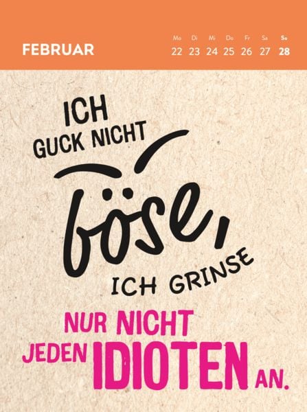 Produktbild: Wochenkalender 2027: Ich atme ein, ich raste aus