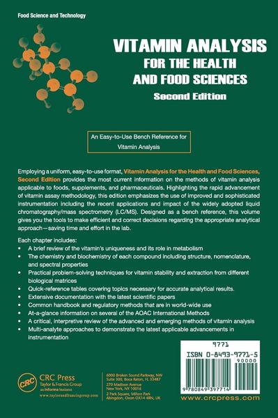 Produktbild: Vitamin Analysis for the Health and Food Sciences