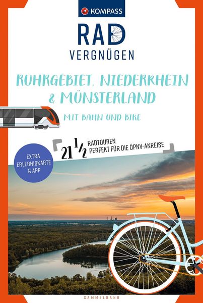 Produktbild: KOMPASS Radvergn&uuml;gen Ruhrgebiet, Niederrhein & M&uuml;nsterland mit Bahn und Bike