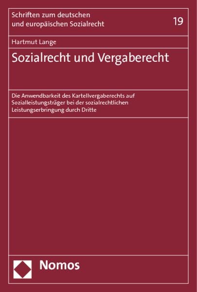 Produktbild: Sozialrecht und Vergaberecht