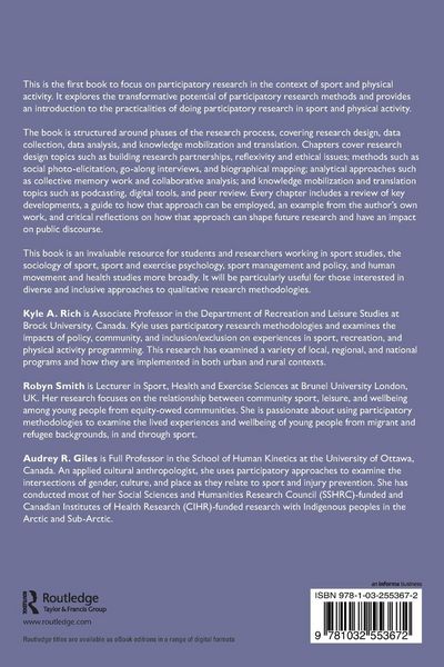 Produktbild: Participatory Research in Sport and Physical Activity