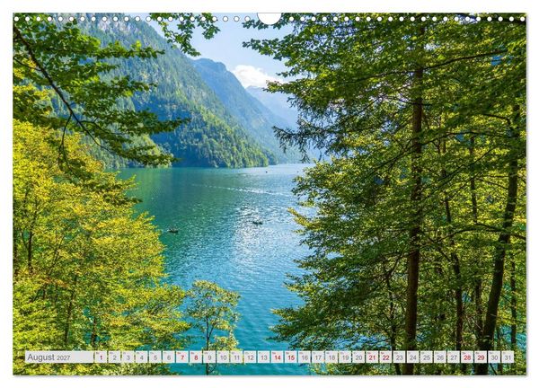 Produktbild: Malerische Bergseen in den bayerischen Alpen (Wandkalender 2027 DIN A3 quer), CALVENDO Monatskalender