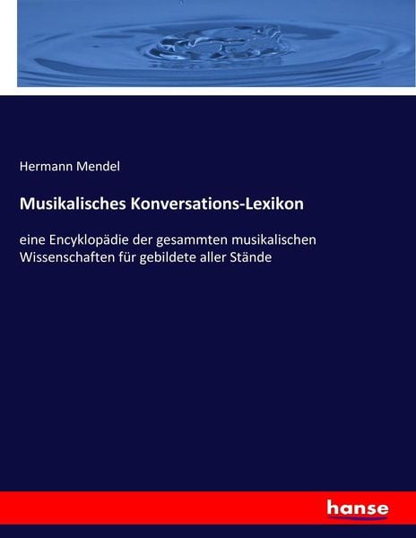 Produktbild: Musikalisches Konversations-Lexikon
