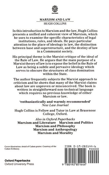 Produktbild: Marxism and Law