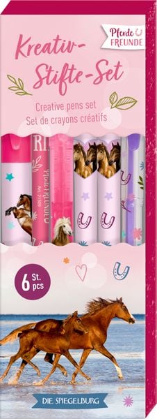 Produktbild: Kreativ-Stifte-Set - Pferdefreunde