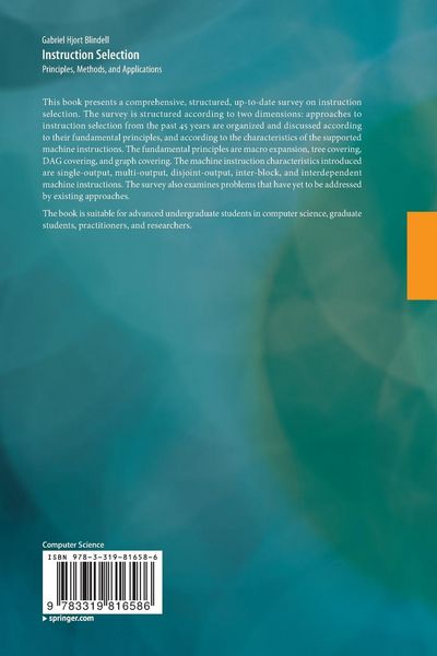Produktbild: Instruction Selection