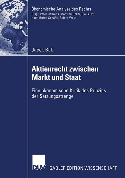 Produktbild: Aktienrecht zwischen Markt und Staat