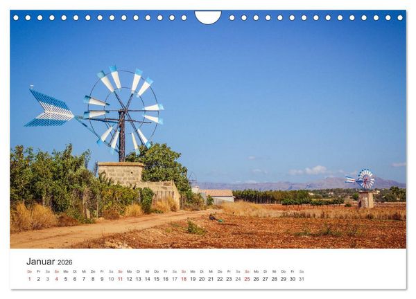 Produktbild: Mallorca, Mallorca (Wandkalender 2026 DIN A4 quer), CALVENDO Monatskalender