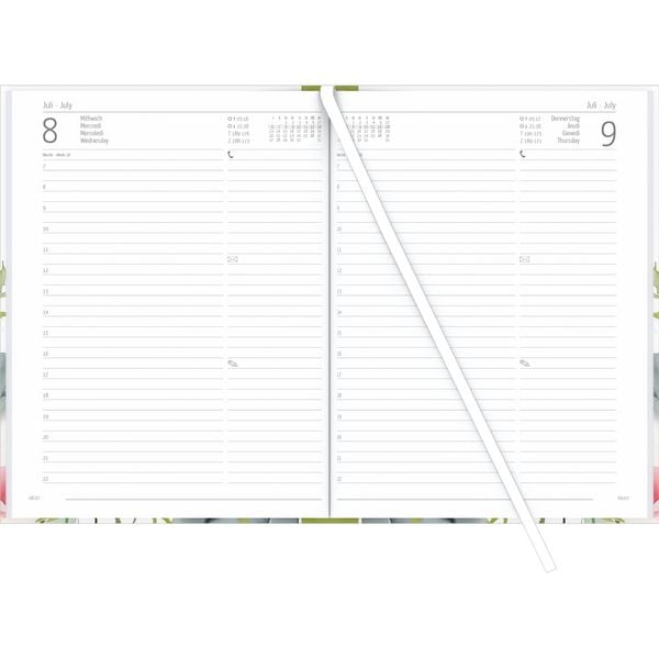 Produktbild: Buchkalender Style Roses 2026 - Büro-Kalender A5 - Cheftimer - 1 Tag 1 Seite - 352 Seiten - Rose - Alpha Edition