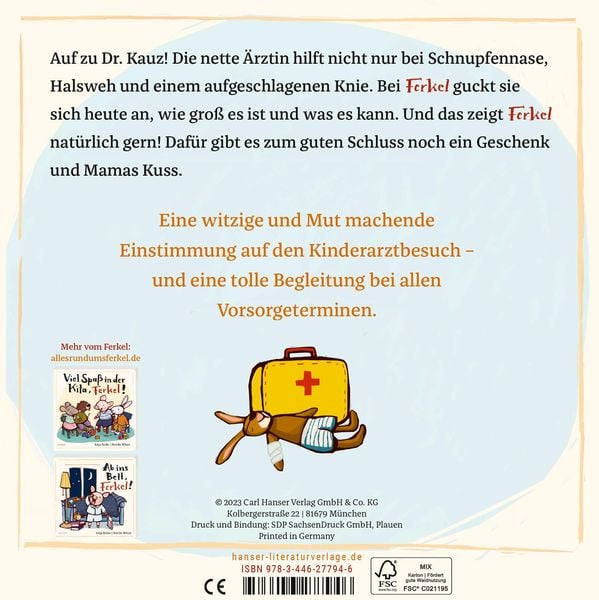 Produktbild: Komm, Ferkel, wir gehen zur Ärztin!