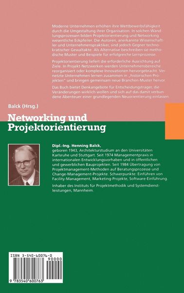 Produktbild: Networking und Projektorientierung