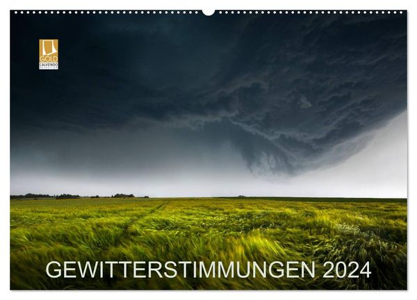 GEWITTERSTIMMUNGEN 2024 (Wandkalender 2024 DIN A2 quer), CALVENDO Monatskalender