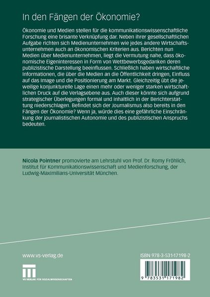 Produktbild: In den F&auml;ngen der &Ouml;konomie?