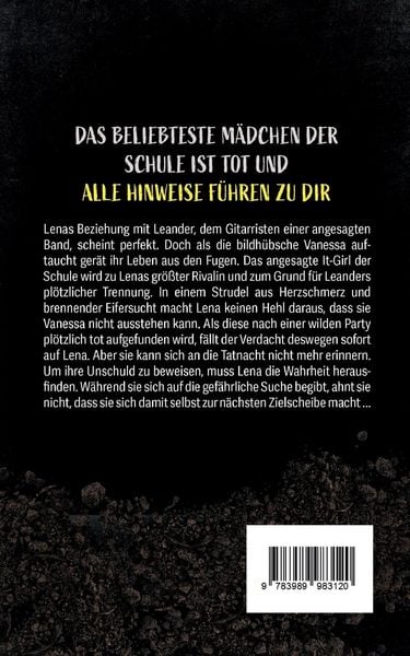 Produktbild: A Dead Girl's Betrayal | Ein fesselnder Young Adult Thriller &uuml;ber Liebe, Rivalit&auml;t und dunkle Geheimnisse