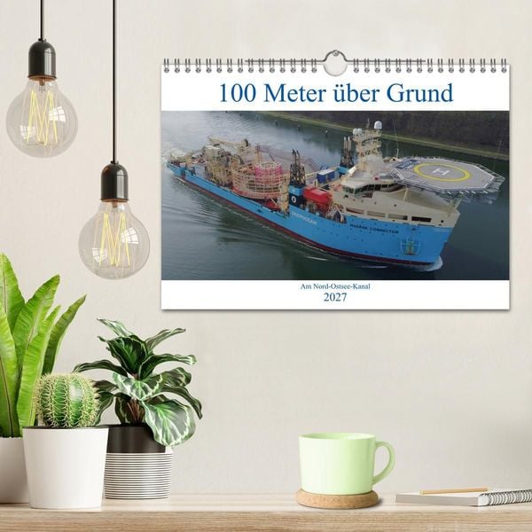 Produktbild: 100 Meter &uuml;ber Grund - Am Nord-Ostsee-Kanal (Wandkalender 2027 DIN A4 quer), CALVENDO Monatskalender