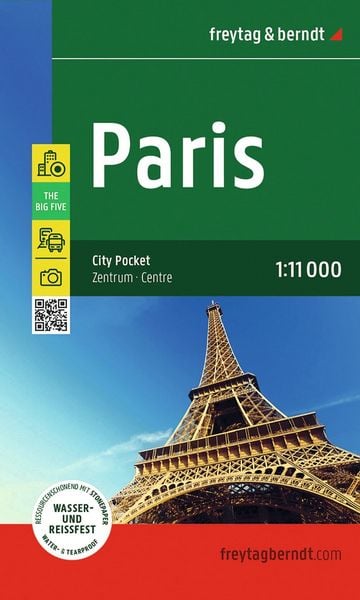 Produktbild: freytag & berndt Innenstadtplan Paris 1:11.000
