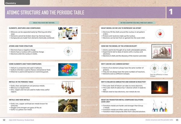 Produktbild: AQA GCSE Chemistry 9-1 Student Book