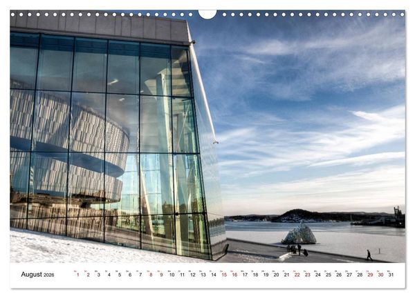 Produktbild: Opera Oslo (Wandkalender 2026 DIN A3 quer), CALVENDO Monatskalender