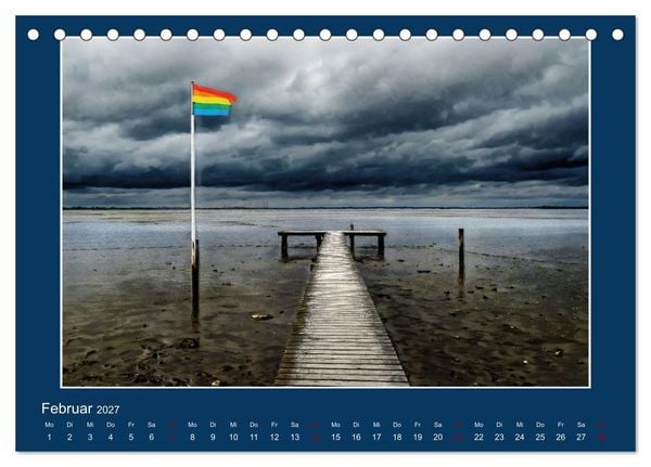 Produktbild: Dangast. Impressionen eines besonderen Ortes. (Tischkalender 2027 DIN A5 quer), CALVENDO Monatskalender