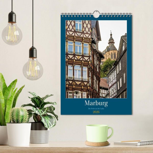 Produktbild: Marburg - Die Perle an der Lahn (Wandkalender 2026 DIN A4 hoch), CALVENDO Monatskalender
