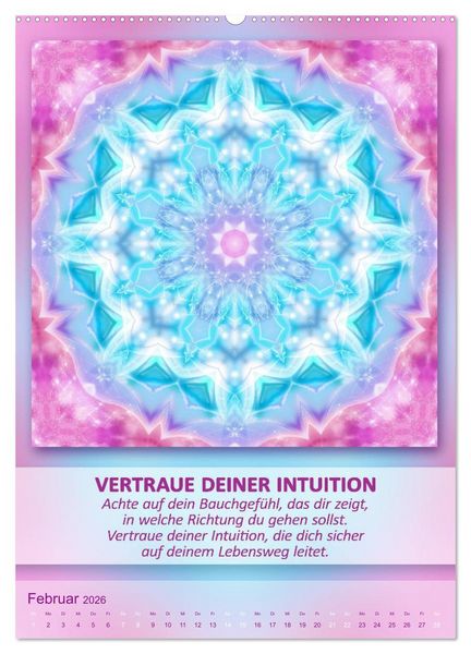 Produktbild: Light Energy Mandalas - Kalender - Vol. 2 (Wandkalender 2026 DIN A2 hoch), CALVENDO Monatskalender