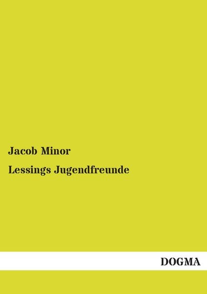 Produktbild: Lessings Jugendfreunde