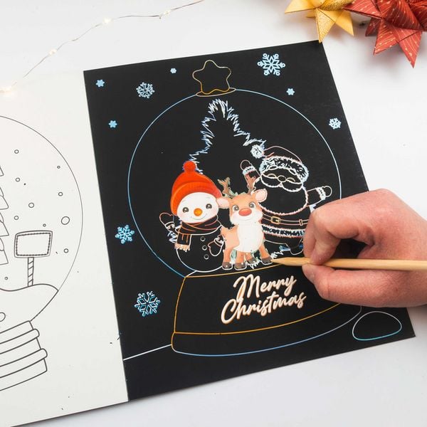 Produktbild: URSUS Mein magisches Kratzel Buch "Winterzeit"