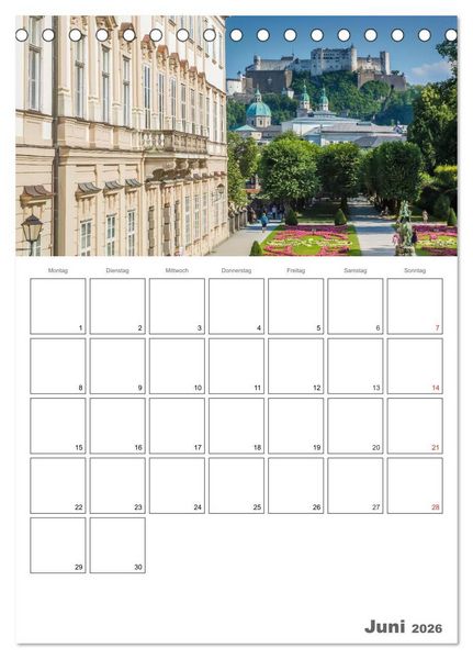 Produktbild: Bezauberndes SALZBURG / Terminplaner (Tischkalender 2026 DIN A5 hoch), CALVENDO Monatskalender
