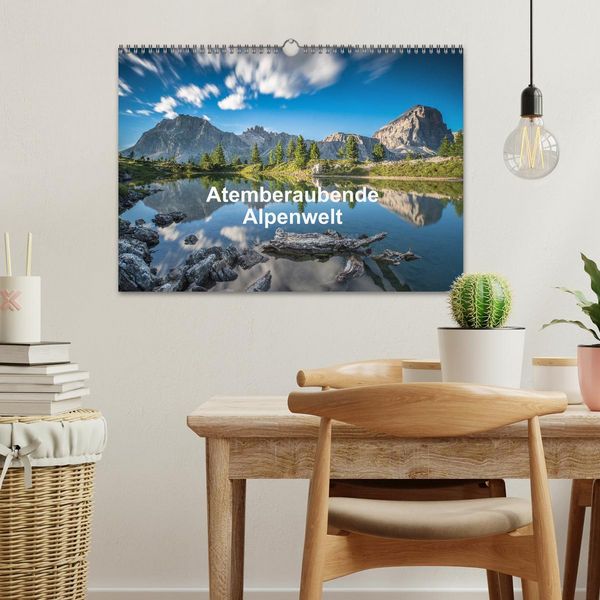 Produktbild: Atemberaubende Alpenwelt (Wandkalender 2026 DIN A3 quer), CALVENDO Monatskalender