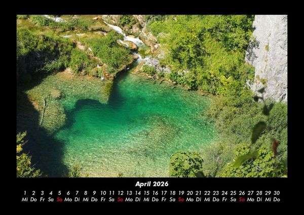 Produktbild: Die Seen der Erde 2026 Fotokalender DIN A3