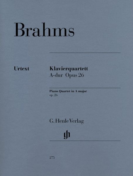 Produktbild: Johannes Brahms - Klavierquartett A-dur op. 26