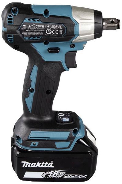 Produktbild: Makita DTW181Z Akku-Schlagschrauber 210 Nm 18 V Anzahl mitgelieferte Akkus 0 ohne Akku, ohne Ladeger&auml;t