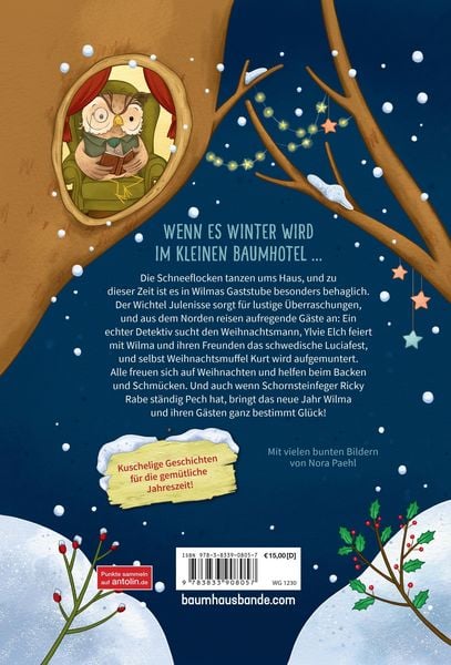 Produktbild: Wilma Walnuss - Winter und Weihnachten im kleinen Baumhotel, Band 3
