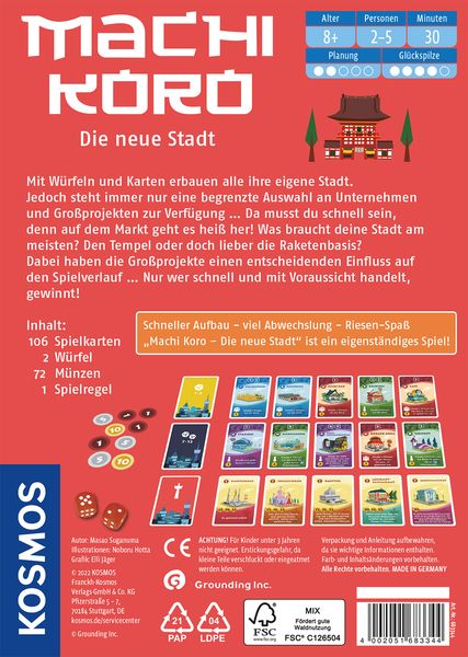 Produktbild: Machi Koro - Die neue Stadt