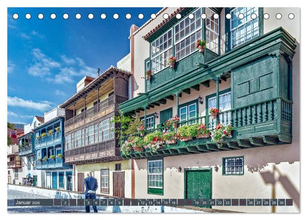 Produktbild: La Palma - Gr&uuml;ne Trauminsel im Atlantik (Tischkalender 2026 DIN A5 quer), CALVENDO Monatskalender
