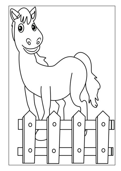 Produktbild: Bauernhof Malbuch f&uuml;r Kinder ab 3 Jahren mit 50 sch&ouml;nen Bauernhoftieren zum Ausmalen