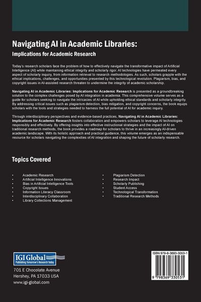 Produktbild: Navigating AI in Academic Libraries