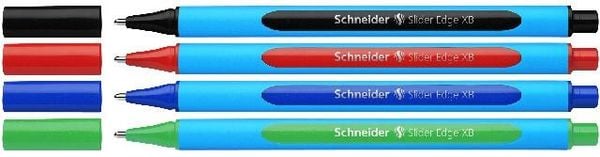 Produktbild: Schneider Kugelschreiber Slider Edge XB, 4er Set