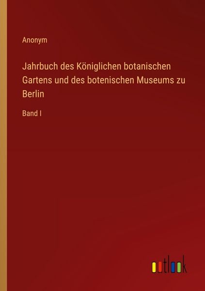 Produktbild: Jahrbuch des K&ouml;niglichen botanischen Gartens und des botenischen Museums zu Berlin