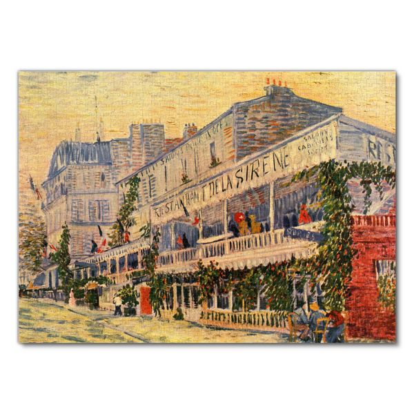 Produktbild: Lais Puzzle Vincent Willem van Gogh - Das Restaurant de la Sirene in Asni&egrave;res 1000 Teile