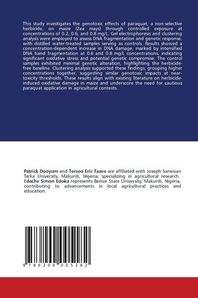 Produktbild: Genotixicity Of Paraquat Herbicide On Maize