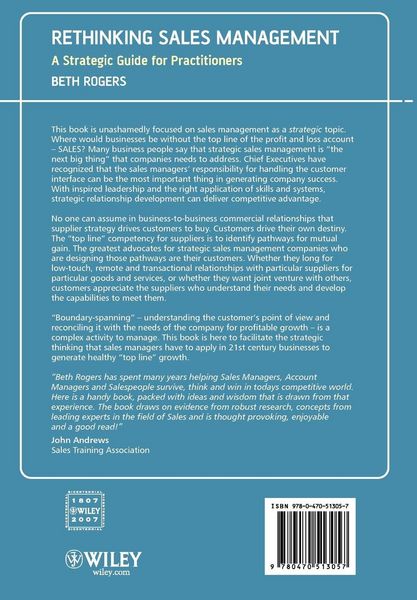 Produktbild: Rethinking Sales Management
